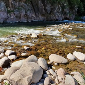 Le frazioni di Barco e il torrente Avisio | © Rete di Riserve Val di Cembra Avisio