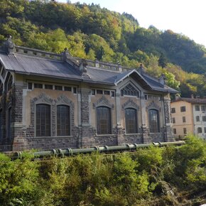 The Pozzolago Power Plant and the Avisio | © Rete di Riserve Val di Cembra Avisio