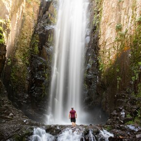 Cascata del Lupo from Piazze di Bedollo | © Azienda per il Turismo Altopiano di Piné e Valle di Cembra