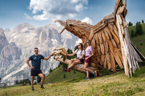 Art at altitude Buffaure ©Archivio Funivie Buffaure S.P.A. | © APT Val di Fassa