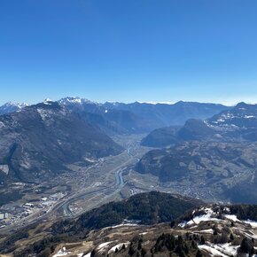 view from the top of Biaena over the lower Vallagarina | © Garda Trentino