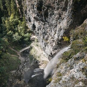 Cascata di Tret passeggiata al punto panoramico | © APT Val di Non 