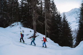 Skialpinismus an der Malga Saviana | © APT Valli di Sole, Peio e Rabbi