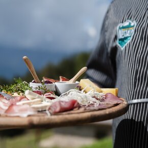 Ristorante a chilometro zero a Malga Campo | © APT Valli di Sole, Peio e Rabbi