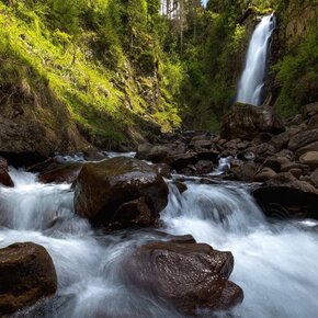 La cascata di Predazzo | © APT Fiemme Cembra