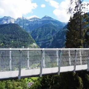 Seilbrücke über den Rio San Piero bei Mezzano | © APT San Martino di Castrozza, Primiero e Vanoi