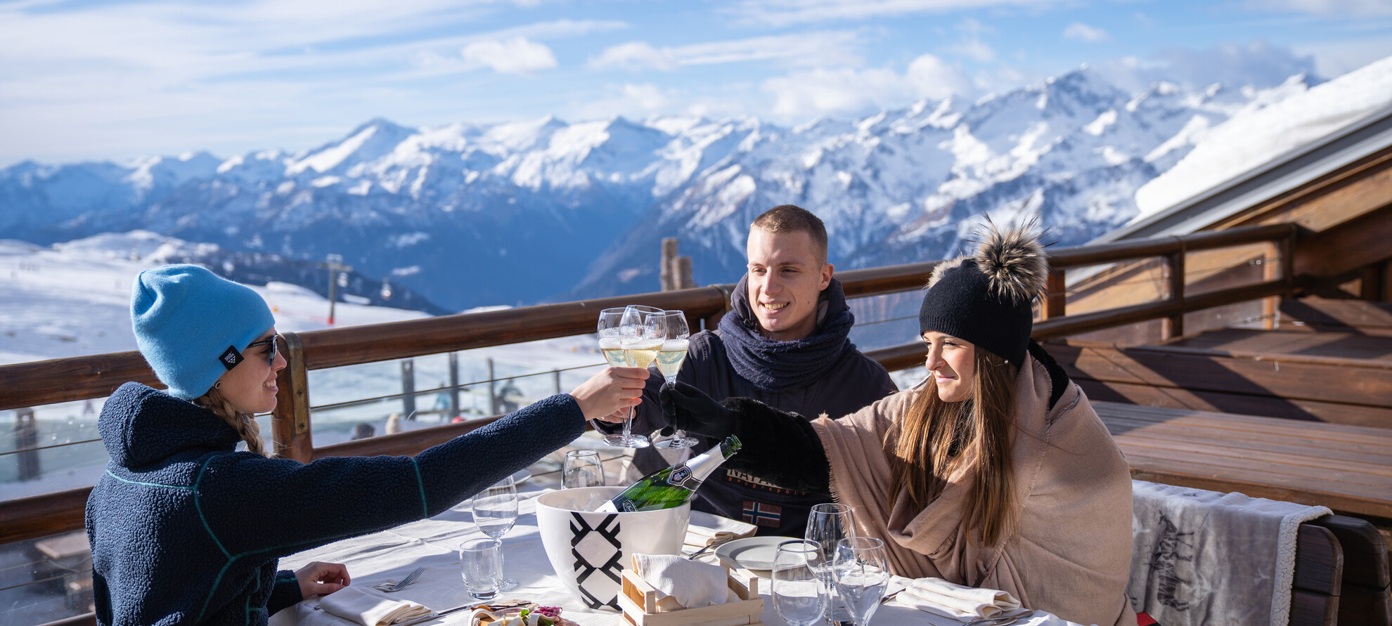 Mountain top dining