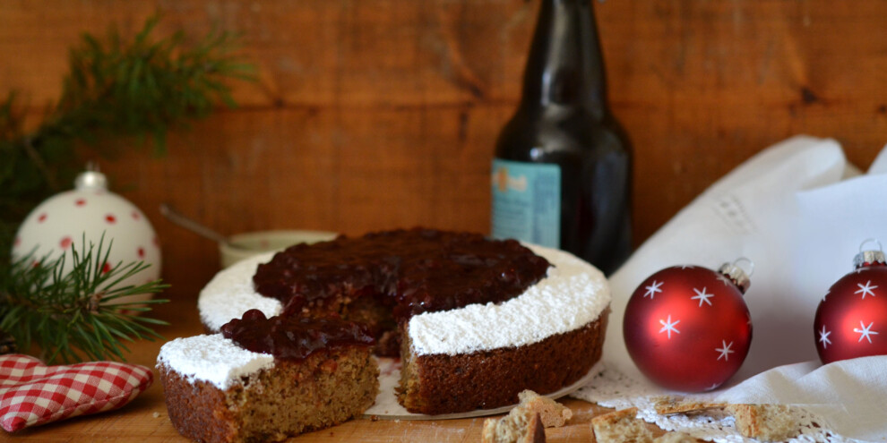 Biertorte aus dem Val di Fiemme