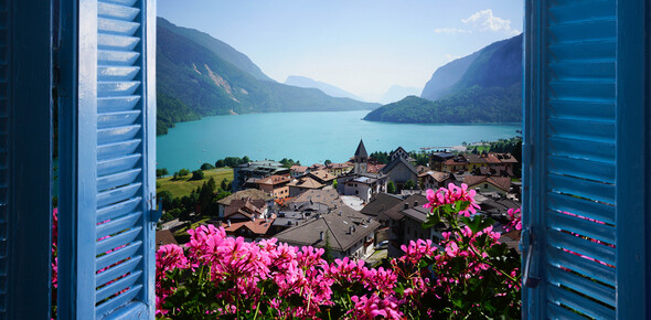 Lago di Molveno - camera con vista