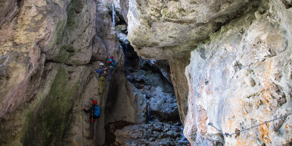 Ferrata al Burrone Giovanelli - Piana Rotaliana