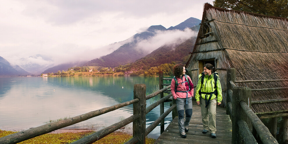 Lake Ledro, discovering pile dwellings