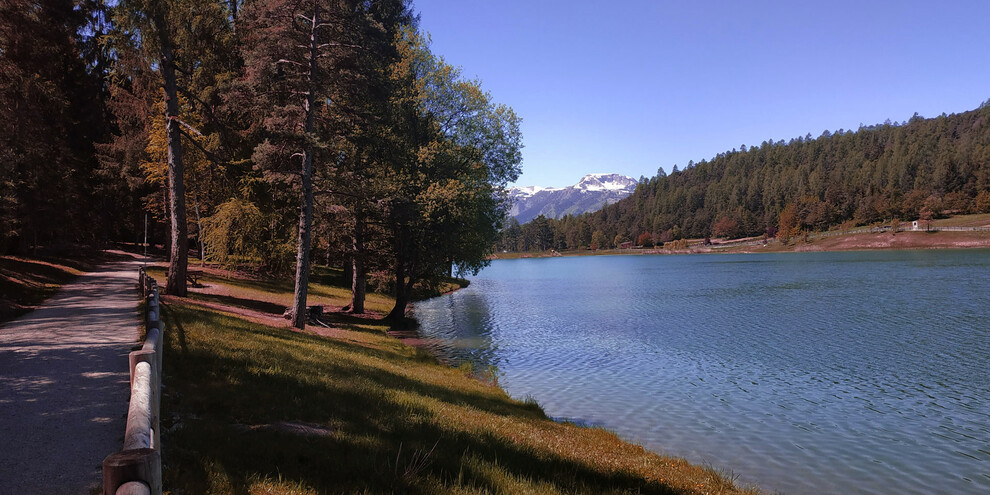 Tra i boschi pianeggianti dei Laghi di Coredo