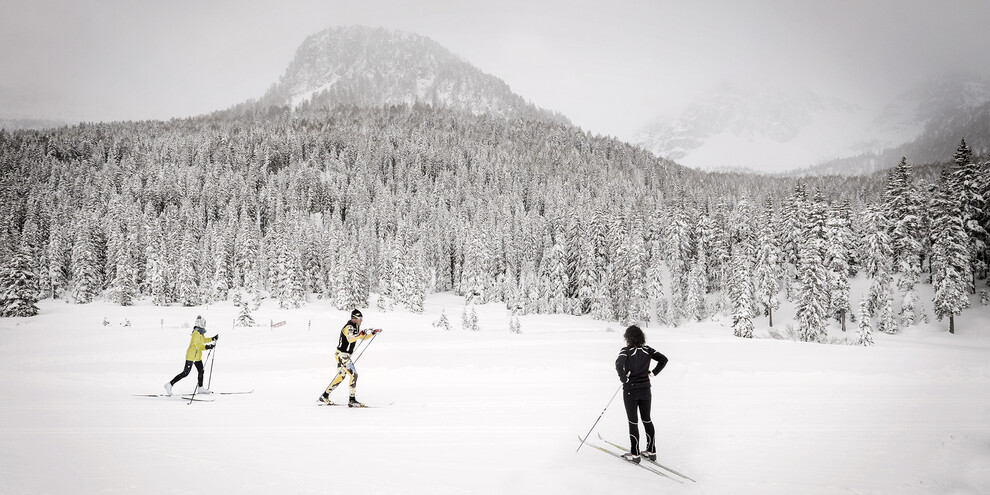 Try cross-country skiing