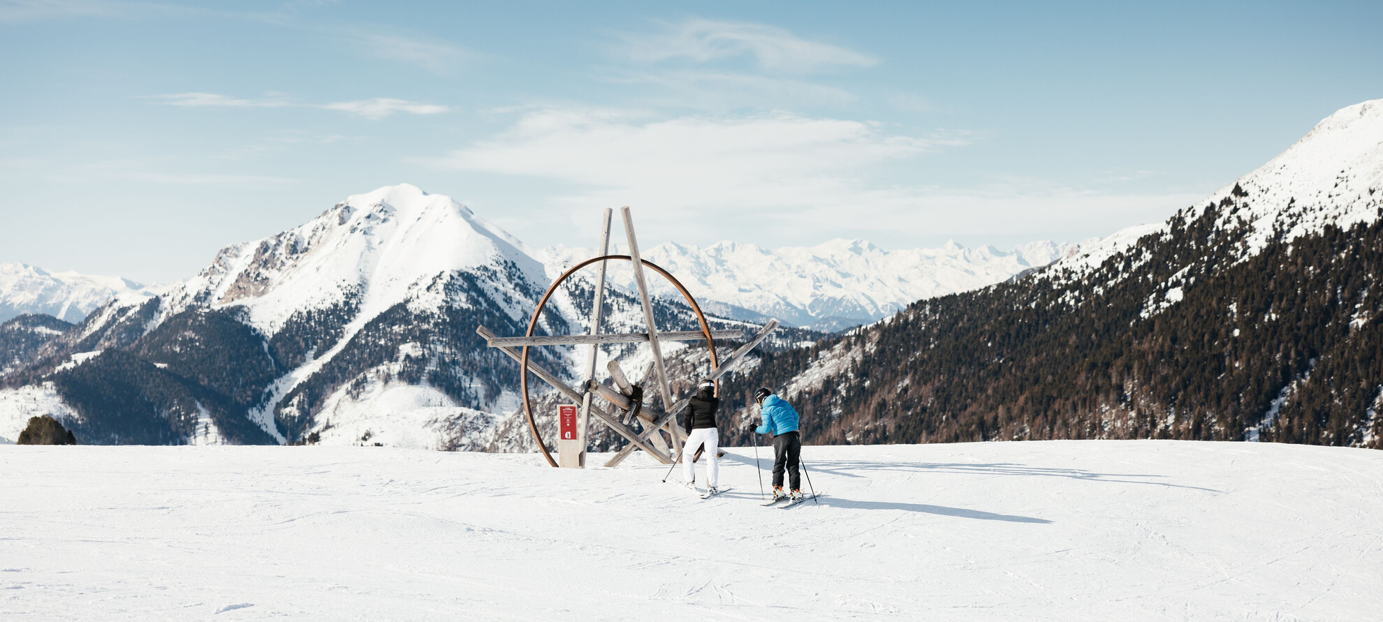Außergewöhnliches Skifahren