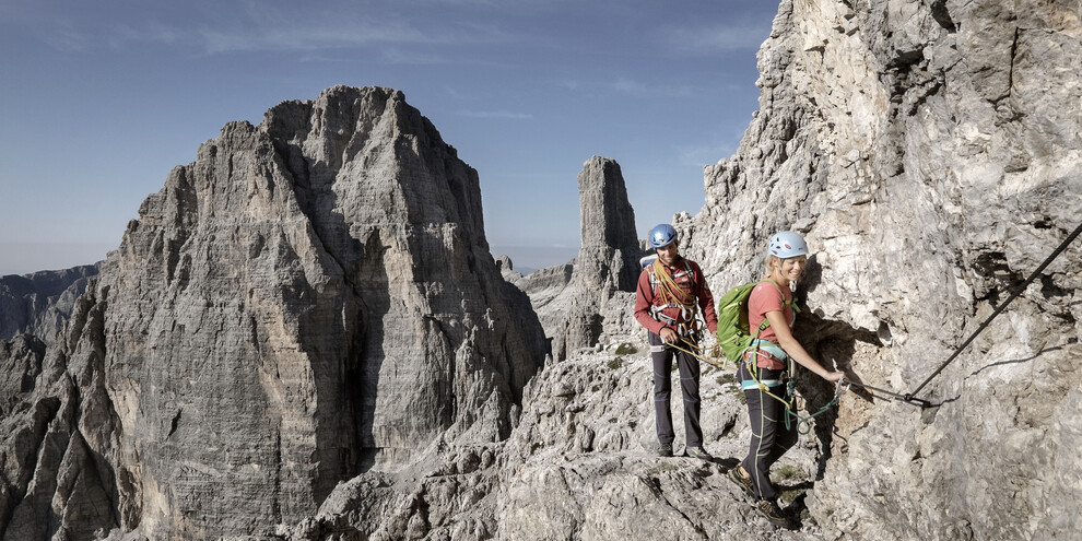 Dolomites and adventure: the Bocchette Via Ferrata