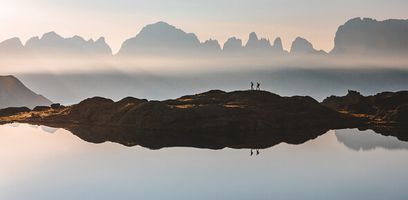 Among towns and valleys, in the Brenta Dolomites