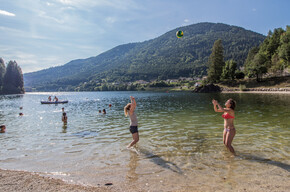 Bau Beach at lago delle Piazze