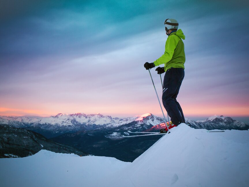 Het skigebied Polsa-San Valentino-San Giacomo