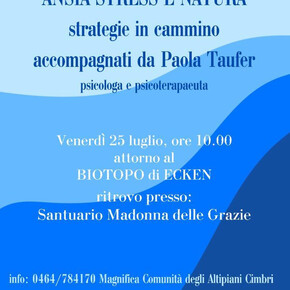 ansia stress e natura