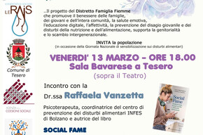 locandina disturbi alimentari