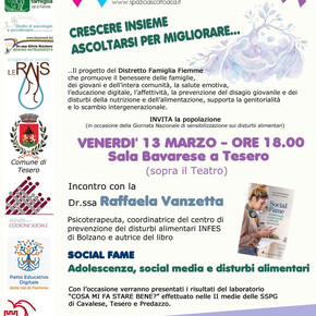 locandina disturbi alimentari