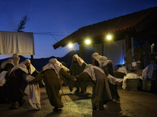 NATIVITY SCENE IN LUNDO VILLAGE