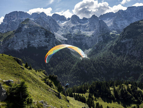 Paragliding and off-road adventure