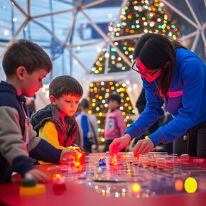 Play with Light - Christmas of Science at Le Albere Quarter - MUSE