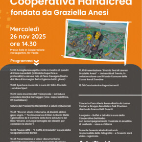 30 years of the HandiCREA Cooperative – founded by Graziella Anesi