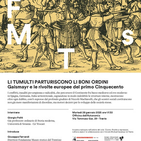 Li Tumulti Parturiscono Li Boni Ordini - Gaismayr and the European Revolts of the Early 16th Century