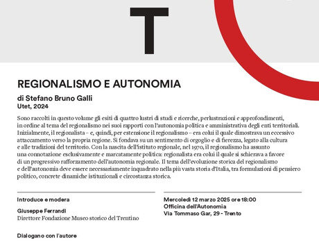 REGIONALISM AND AUTONOMY - Fondazione Museo storico del Trentino