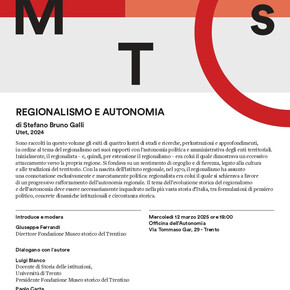 REGIONALISM AND AUTONOMY - Fondazione Museo storico del Trentino