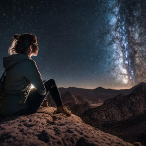 Notte stellata Val di Fassa