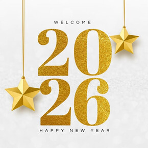 Nella foto compare la scritta "welcome 2026"