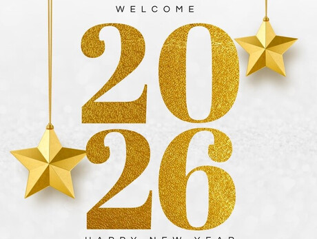 Nella foto compare la scritta "welcome 2026"