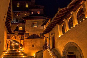 Crepuscolo al Santuario di San Romedio