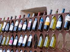 Bottiglie di vino Teroldego