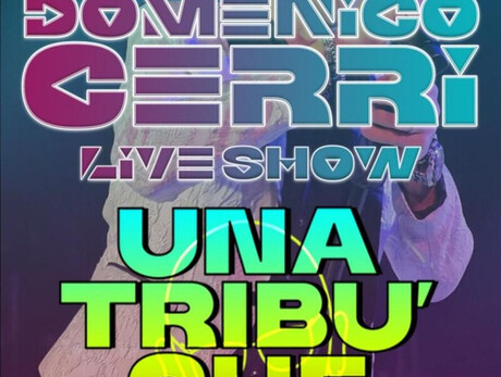  The photo depicts the singer Domenico Cerri singing.