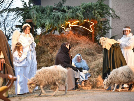 Presepe vivente a cura del Gruppo Arzberg