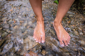 Barefoot in Val di Rabbi