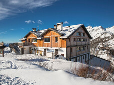 At the foot of the Rifugio Orso Bruno