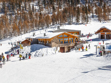 At the foot of the Rifugio Orso Bruno