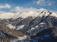 At the foot of the Rifugio Orso Bruno