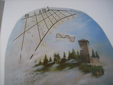 A thin line of shadow