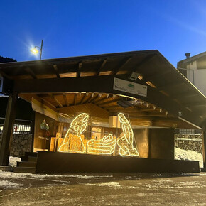 Immagine di Maria, Giuseppe e Gesù.