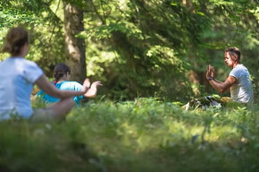 Nature bathing in the parco Asburgico