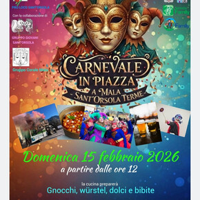 Carnevale in piazza a Mala