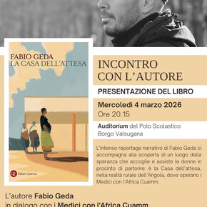 incontro con l'artista: FABIO GEDA - La casa dell'attesa