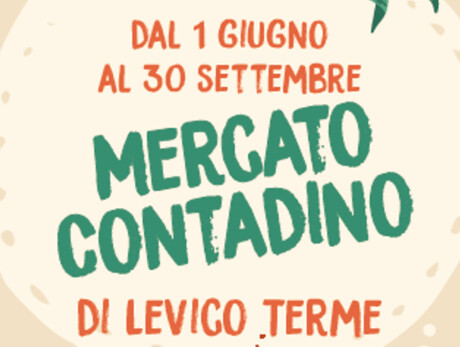 Farmer's market in Levico Terme