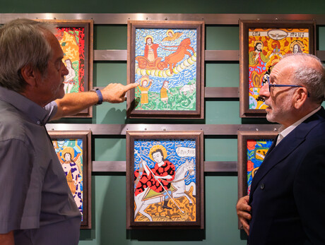 Visita guidata alla mostra "Preghiere di vetro. Leggende Per Via"